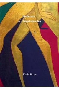 Ein Kreuz mit Kugelschreiber