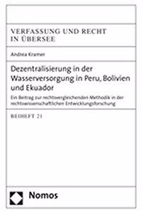 Dezentralisierung in Der Wasserversorgung in Peru, Bolivien Und Ekuador