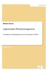 Angewandtes Wissensmanagement