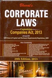 CORPORATE LAWS Containing Companies Act, 2013 (Pocket Edition)