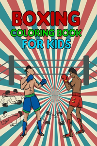 Boxing Coloring Book For Kids