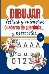 Dibujar Letras Y Números Cuaderno de Guardería Y Preescolar
