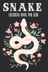 Snake Coloring Book For Kids