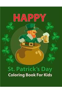 Happy St. Patrick's Day Coloring Book for kids