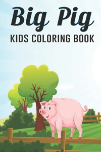 Big Pig Kids Coloring Book