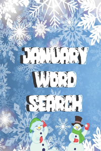 January Word Search