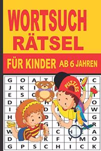 Wortsuchrätsel für Kinder ab 6 Jahren