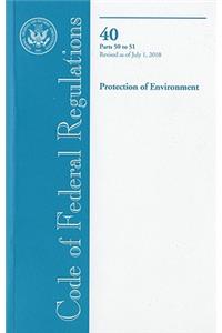 Code of Federal Regulations, Title 40, Protection of Environment, PT. 50-51, Revised as of July 1, 2010