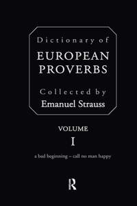 Dictionary of European Proverbs