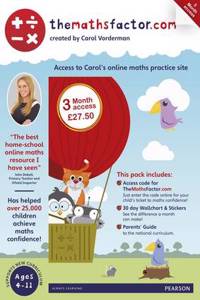 The Maths Factor: 3 Months Access to Carol Vorderman's themathsfactor.com