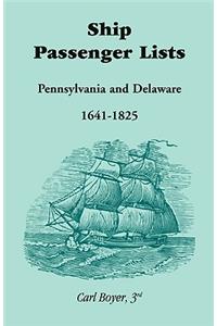Ship Passenger Lists, Pennsylvania and Delaware (1641-1825)
