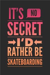 It's No Secret I'd Rather Be Skateboarding