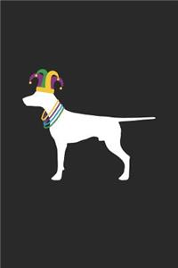 Doberman Notebook - Mardi Gras Gift for Doberman Lovers - Doberman Journal