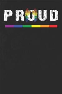 Proud: blank lined write in journal