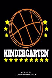 Kindergarten Wide Ruled Composition Notebook
