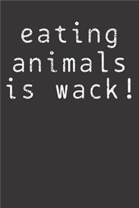 Animal Vegan Eat Notebook Journal