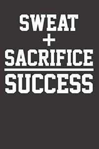 Gym Workout Motivational Sayings Notebook Journal