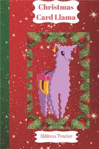 Christmas Card Llama Merry Christmas