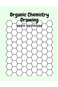 Organic Chemistry Drawing, Orgo Notebook: Hexagon Graph Paper Notebook, Hexagon Paper Pieces Notebook, Quilting Books Hexagon Notebook