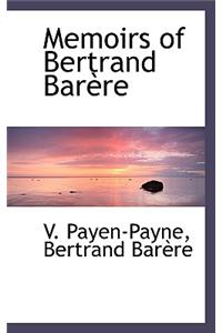 Memoirs of Bertrand Barere