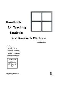 Handbook for Teaching Statistics and Research Methods