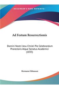Ad Festum Resurrectionis