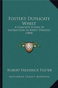 Foster's Duplicate Whist