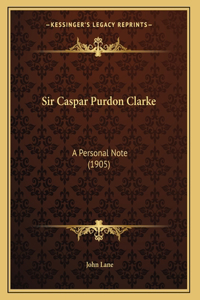 Sir Caspar Purdon Clarke