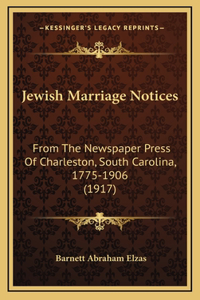Jewish Marriage Notices