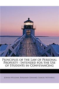 Principles of the Law of Personal Property