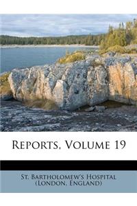 Reports, Volume 19