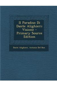 Il Paradiso Di Dante Alighieri