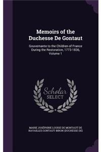 Memoirs of the Duchesse De Gontaut