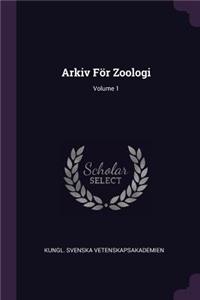 Arkiv För Zoologi; Volume 1