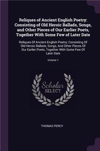 Reliques of Ancient English Poetry