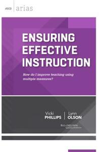 Ensuring Effective Instruction