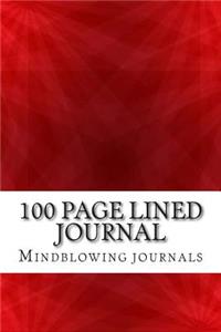 100 Page Lined Journal
