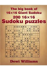 big book of 16 × 16 Giant Sudoku