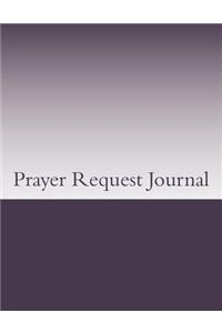 Prayer Request Journal