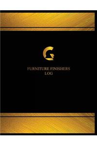 Furniture Finishers Log (Logbook, Journal - 125 pages, 8.5 x 11 inches)