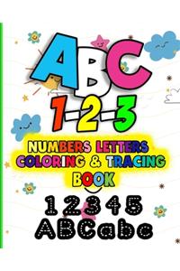 Letter Number Tracing Book for Preschoolers and Kids