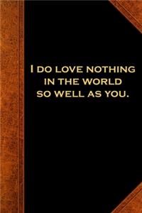 2020 Daily Planner Shakespeare Quote Love Nothing So Well You 388 Pages