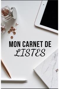 Mon Carnet de Listes