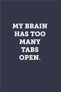My brain has too many tabs open.