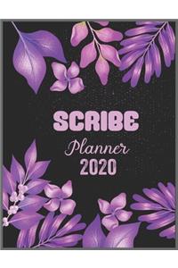 SCRIBE Planner 2020: Daily Weekly Planner with Monthly quick-view/over view with 2020 calendar