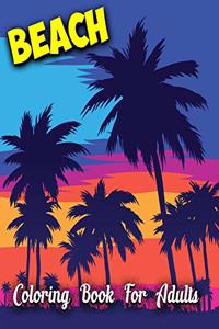 Beach Coloring Book For Adults