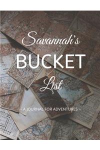 Savannah's Bucket List