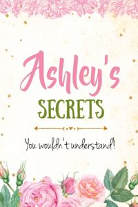 Ashley's Secrets personalized name notebook for girls and women