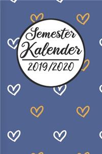 Semester Kalender 2019 / 2020