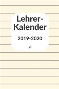 Lehrerkalender 2019 2020 A5